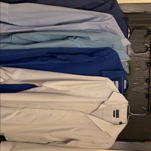 5 shirts total by CK, Arrow, Perry E, Croft & B